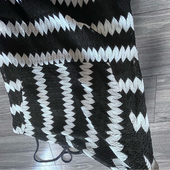 Beach Swim cover up Boho festival crochet maxi dress lined Spaghetti Strap Large - Picture 6 of 11